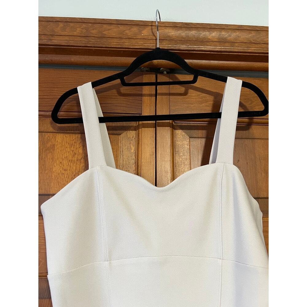 Abercrombie & Fitch Women's Cream Corset Style Bodysuit Thick Strap Size XL - Picture 3 of 10